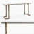 Sleek Pablo Console Table: Modern Design 3D model small image 1