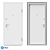 Modern Style Entrance Door - LINE-96 3D model small image 1