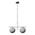 Elegant Jugen 2-Light Suspension 3D model small image 3