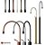 Gessi Goccia Floor Mixer 3D model small image 1