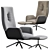 Luxury Cordia Lounge Armchair 3D model small image 4