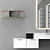 Dynamic Horizontal Bathroom Composition 3D model small image 3