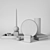 H&M HOME Marble Set: Elegant Decor Delight 3D model small image 9
