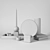 H&M HOME Marble Set: Elegant Decor Delight 3D model small image 11