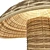 Seta Wicker Table Lamp: Rustic Elegance 3D model small image 3