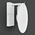 Marble Disk Wall Lamp 3D model small image 5
