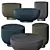Baxter Juno Concrete Coffee Table 3D model small image 2