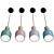 Cella Pendant Light by Anzazo: Elegant Illumination for Modern Spaces 3D model small image 3