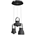 Colorful Clutch Pendant Light by Anzazo 3D model small image 3