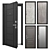 Sigma LUXE: Stylish Steel Apartment Door 3D model small image 1