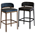 Elegant Grange Bar Chair 3D model small image 1