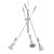 Mid-Century Stilnovo Inspired Ceiling Light 3D model small image 2