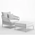 Sleek Outdoor Comfort: Talenti Frame Armchair 3D model small image 4