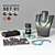 Exquisite Jewelry Set: Necklaces, Bracelets, and Accessories 3D model small image 7