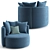 Elegant Fendi Loulou Armchair 3D model small image 2