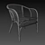 Stylish Rattan Chair: Comfort Meets Elegance 3D model small image 4