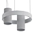 Sleek and Stylish Vistosi Armonia Pendant 3D model small image 2