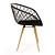 Cameo Office Chair: Stylish and Modern 3D model small image 3