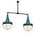 Elegant Dual Light Fixture 3D model small image 1