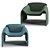 Sleek and Sophisticated: Poliform Le Club Armchair 3D model small image 4