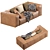 Coco Republic Elba Sofa: Modern Elegance for Your Home 3D model small image 4