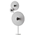 Sleek Arctic Floor Lamp 3D model small image 2