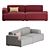 Muuto Connect 2 Seater Sofa 3D model small image 6