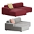 Modern 2-Seater Connect Sofa by Muuto 3D model small image 5