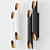 Timeless Brass Double Cut Wall Sconce 3D model small image 1