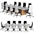 Sleek Modern Conference Table 3D model small image 7
