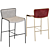 Jude Gray Counter Stool: Sleek Style for Your Kitchen 3D model small image 1