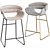 Sleek Blu Dot Racer Stool 3D model small image 1