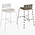 Pavilion AV14 Counter Stool: Sleek Elegance for Your Space 3D model small image 2