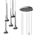 Elegant Bach Pendant Illumination 3D model small image 3