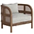 Cozy Union Nest Chair 3D model small image 2