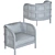 Cozy Union Nest Chair 3D model small image 5
