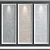 Decorative Plaster Moulding Set 3D model small image 1