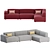 Muuto Connect Corner Sofa - Modern and Stylish 3D model small image 4