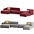 Muuto Connect Corner Sofa 02: Modern Modular Comfort 3D model small image 5