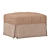 Compact and Stylish Bed-Pouf Set 3D model small image 3