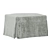 Compact and Stylish Bed-Pouf Set 3D model small image 5