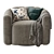 Fitz Velvet Swivel Chair 3D model small image 4