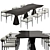 Elegant Gerard Entry Table 3D model small image 1