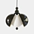Studio LadyBug Pendant: Elegant and Modern 3D model small image 2