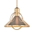 
Rustic Brass Loft Pendant 3D model small image 1