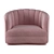 Luxury Lana Velvet Settee 3D model small image 3