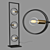 Urban Loft Black Metal Floor Lamp 3D model small image 1