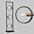 Urban Loft Black Metal Floor Lamp 3D model small image 4