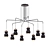 Elegant Zoey Chandelier: Illuminate in Style 3D model small image 1