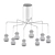 Elegant Zoey Chandelier: Illuminate in Style 3D model small image 2